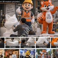KÖPÜK MASKOT HEYKELİ ÖZEL TASARIM VE ÜRETİMİ,