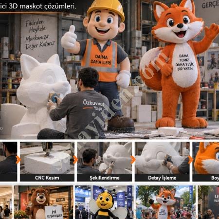 KÖPÜK MASKOT HEYKELİ ÖZEL TASARIM VE ÜRETİMİ, Yapı İnşaat