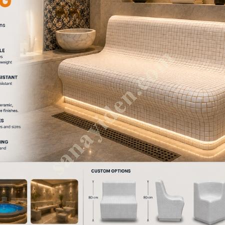 **STEAM ROOM BENCH PRODUCERS İN TURKEY EPS, Yapı İnşaat