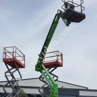 İKİTELİ MAKASLI PLATFORM ÖRÜMCEK EKLEMLİ SEPETLİ PLATFORM,