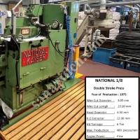 1/8 NATIONAL VİDA PERÇİN MAKİNESİ 1975 MODEL ÇİFT VURUŞ,