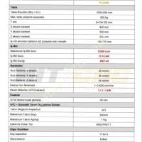 CNC FREZE TE 855 B, Dik İşleme Merkezi
