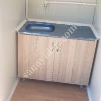 3×7 TEK ODA BANYO WC MUTFAK FULL KONTEYNER, Çatılı Konteyner Ev Fiyatları - Prefabrik Yapılar - Konteyner