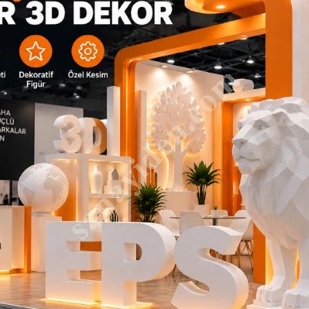 FUAR ALANINDA ETKİLEYİCİ STRAFOR 3D DEKOR, Yapı İnşaat