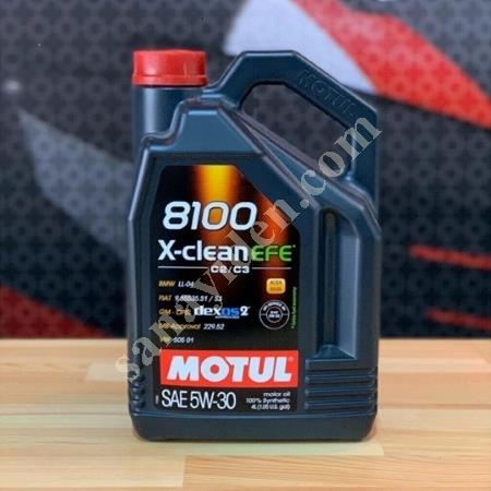 MOTUL 8100 X-CLEAN EFE 5W30 PARTİKÜLLÜ MOTOR YAĞI 4LT, Motor Yağları