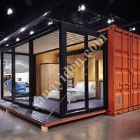 MODİFİYE KONTEYNER EV - GEMİ KONTEYNER YAŞAM ALANI 30 M2 1+1 DEPREME DAYANIKLI, Prefabrik Ev Modelleri, Konteyner Ev Fiyatları
