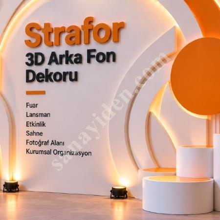 STRAFOR 3D ARKA FON DEKORU TASARIM İMALAT, Yapı İnşaat