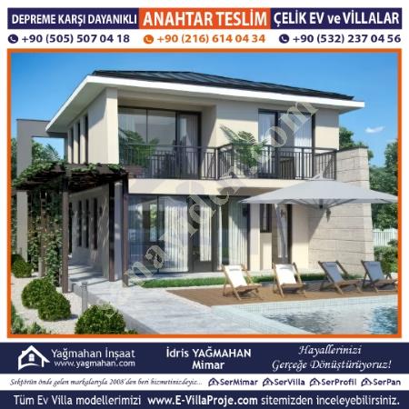 SERVİLLA ÇELİK EV VİLLA SİSTEMLERİ PROJE SUNUMU 98 MODELİ, Yapı İnşaat