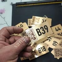 RESTORANLAR İÇIN ALÜMINYUM MASA NUMARASI & QR KOD MENÜ – ESENYURT,