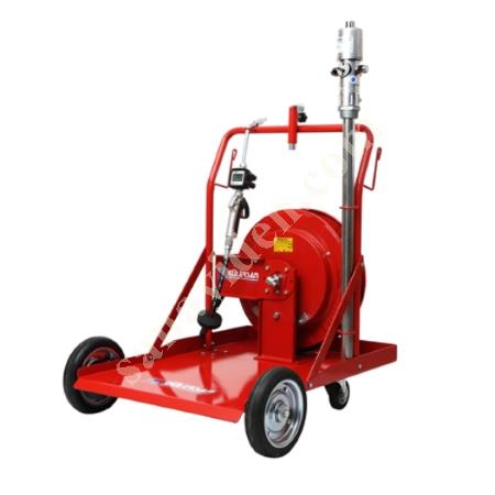 GÜLERSAN LUBRICATION EQUIPMENT PORTABLE OIL DRUM SYSTEM WITH REEL – SVS4500, Lubrication Devices