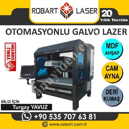 GALVO LAZER - ROBAR MAKİNE - WOOD ART LAZER - MOBİLYA LAZERİ, Makina