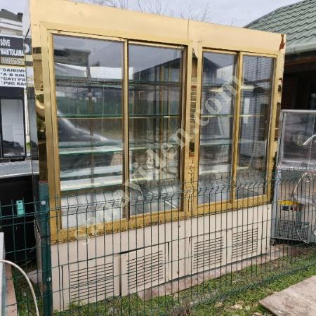 YAŞ PASTA DOLABI ÇİFT MOTOR ÜZERİNDE GOLD RENK ( FİŞE TAK ÇALIŞTIR ), Diğer