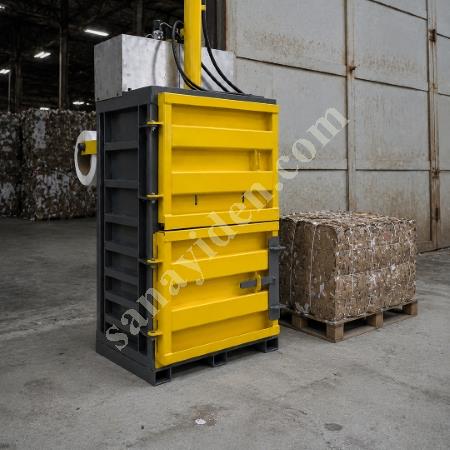 MT MAKİNA DB-30 AĞIR HİZMET DİKEY BALYA PRESİ – 30 TON HİDROLİK ATIK PRESİ, Geri Dönüşüm Makineleri