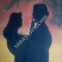 OİL PAİNTİNG FOR SALE, TİTLED "LOVE," ONE OF ELİF UĞUR'S LATEST PAİNTİNGS., Diğer