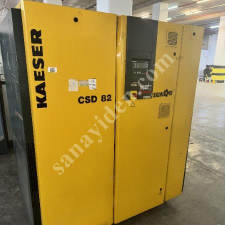 KAESER CSD 82 - 45 KW VİDALI KOMPRESÖR - ISI GERİ KAZANIM EŞANJÖRLÜ, Vidalı Kompresör