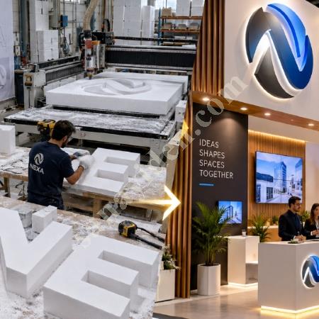 STRAFOR 3D LOGO TASARIMI, CNC KESİM, ÖZEL ÖLÇÜ ÜRETİMİ, Yapı İnşaat