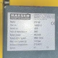 KAESER CSD 82 - 45 KW VİDALI KOMPRESÖR - ISI GERİ KAZANIM EŞANJÖRLÜ, Vidalı Kompresör