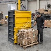 MT MAKİNA DB-50 ENDÜSTRİYEL DİKEY BALYA PRESİ – YÜKSEK KAPASİTELİ ATIK BALYALAMA MAKİNESİ,