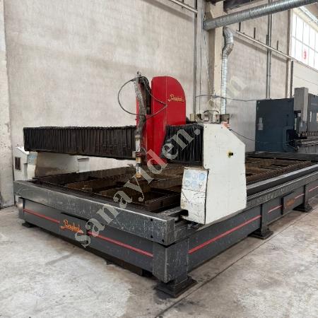 BAYKAL BRAND 2 X 6 METER 130 AMPER CNC PLASMA MACHINE 2006 MODEL, Plasma Cutting