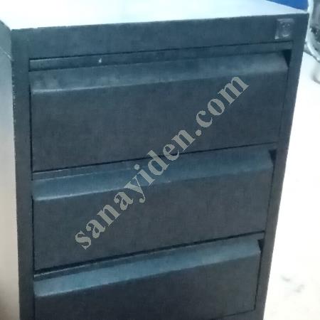 SATILIK İKİNCİEL 3 GÖZLÜ ÇEKMECELİ KESON METAL DOLAP, Metal