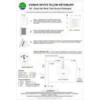 WATER LEVEL INDICATOR BLACK - ALARM MOD - CARAVAN & BOAT, Caravan And Spare Parts