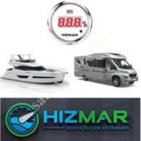 HIZMAR BEYAZ DİJİTAL SU SEVİYE GÖSTERGESİ KARAVAN & TEKNE, Karavan Ve Yedek Parça