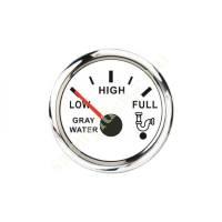 GRAY WATER LEVEL INDICATOR - WITH WARNING LED - BOAT & CARAVAN,