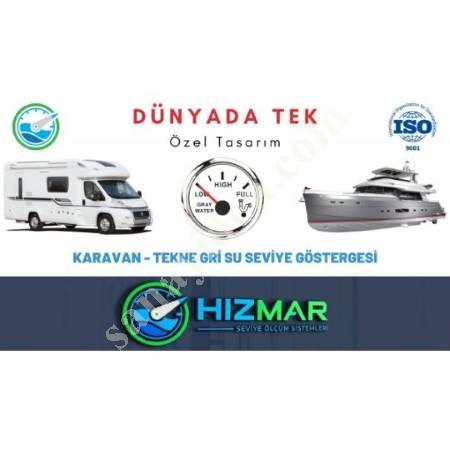 GRİ SU SEVİYE GÖSTERGESİ- İKAZ LEDLİ - TEKNE & KARAVAN, Karavan Ve Yedek Parça