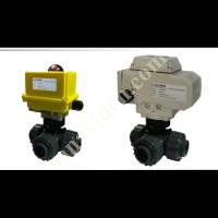 PVC 3/2 BALL VALVE WITH ELECTRIC ACTUATOR, Valves