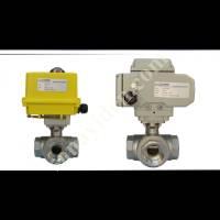 STAINLESS 3/2 BALL VALVE WITH ELECTRIC ACTUATOR, Valves