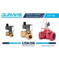 DURAVIS ESV 100 SERİSİ GENEL MAKSAT SOLENOİD VALFLER, Vanalar / Valfler