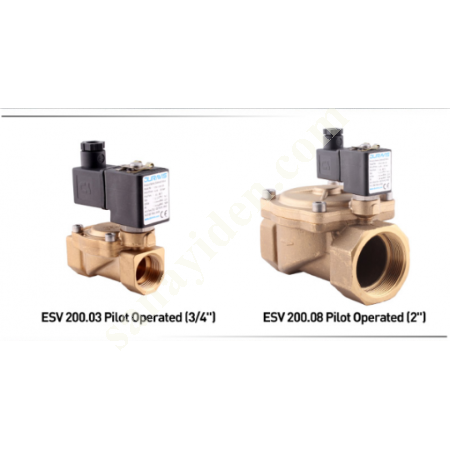 DURAVIS ESV 200-201 SERİSİ BUHAR SOLENOİD VALFLER, Vanalar / Valfler