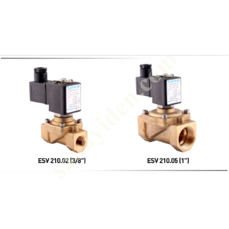 DURAVIS ESV 210-211 SERIES STEAM SOLENOID VALVES, Valves