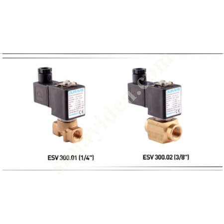 DURAVIS ESV 300 SERIES VACUUM SOLENOID VALVES, Valves