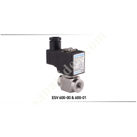 DURAVIS ESV 600-601 STAINLESS SOLENOID VALVES, Valves