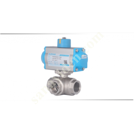 DURAVIS PNEUMATIC 3-WAY BRASS BALL VALVE, Valves