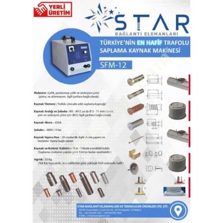 STAR SFM-12 SAPLAMA KAYNAK STUD ÇİVİ MAKİNESİ, Kaynak Makineleri