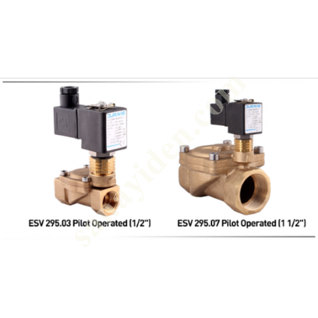 DURAVIS ESV 295-296 SERİSİ BUHAR SOLENOİD VALFLER, Vanalar / Valfler