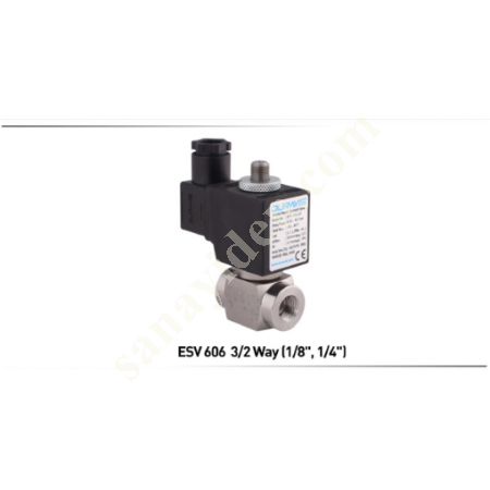 DURAVIS ESV 606 PASLANMAZ SOLENOİD VALFLER, Vanalar / Valfler