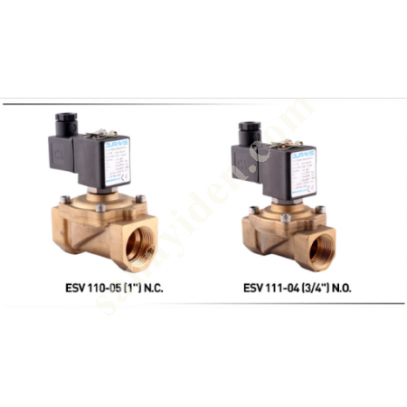 DURAVIS ESV 110-111 SERİSİ SOLENOİD VALFLER, Vanalar / Valfler