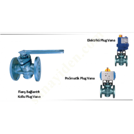 2/2 YOLLU FLANŞLI PLUG (KONİK) VANA, Vanalar / Valfler