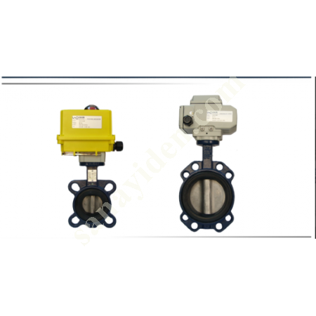 WAFER TYPE BUTTERFLY VALVE WITH ELECTRIC ACTUATOR, Valves