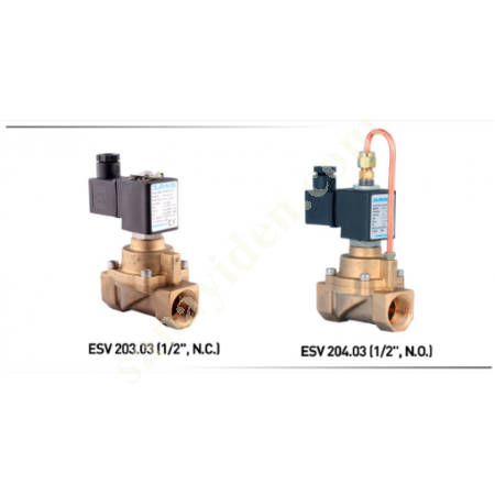 DURAVIS ESV 203-204 SERİSİ BUHAR SOLENOİD VALFLER, Vanalar / Valfler