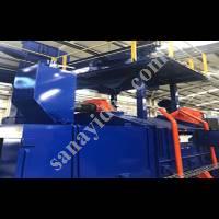 AUTOMATIC SANDBLASTING MACHINE, Tunnel Type Blasting