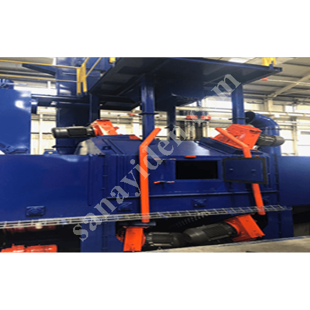 AUTOMATIC SANDBLASTING MACHINE, Tunnel Type Blasting