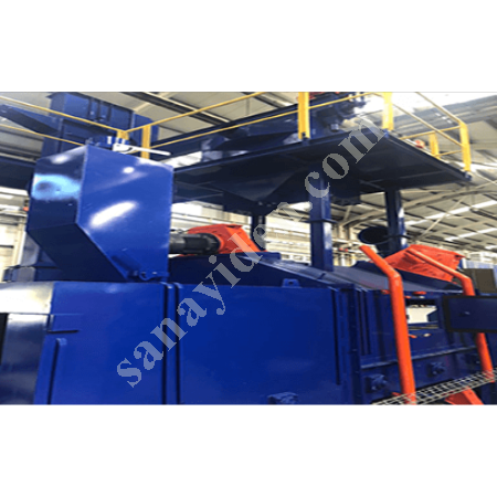 AUTOMATIC SANDBLASTING MACHINE, Tunnel Type Blasting