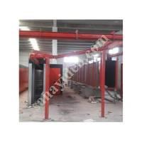 POWDER COATING OVENS WITH CONVEYOR, Electrostatic Powder Coating