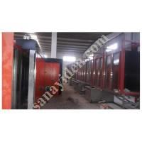 POWDER COATING FACILITIES SURFACE CLEANING LINES WITH CONVEYOR, Electrostatic Powder Coating