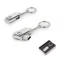 4 GB TURNED METAL KEYRING USB MEMORY,