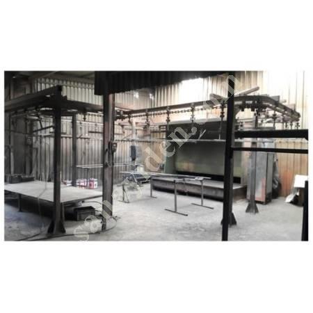 POWDER COATING OVENS WITH CONVEYOR, Electrostatic Powder Coating